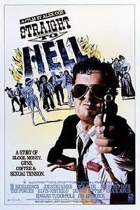 Poster for Straight to Hell (1987).