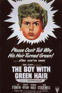 Plakát k filmu Boy with Green Hair, The (1948).
