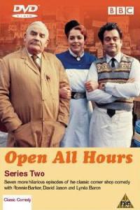 Plakat filma Open All Hours (1976).
