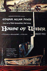 Plakat filma House of Usher (1960).