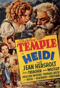 Plakat filma Heidi (1937).