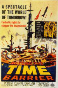 Cartaz para Beyond the Time Barrier (1960).