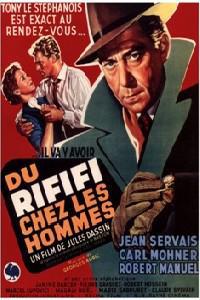 Plakát k filmu Du rififi chez les hommes (1955).