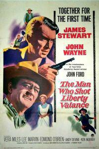Cartaz para The Man Who Shot Liberty Valance (1962).