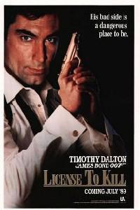 Plakát k filmu Licence to Kill (1989).