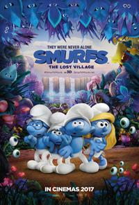 Poster for Smurfs: The Lost Village (2017).