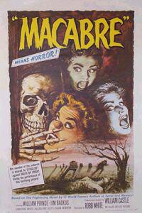 Обложка за Macabre (1958).