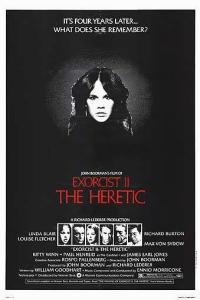 Poster for Exorcist II: The Heretic (1977).