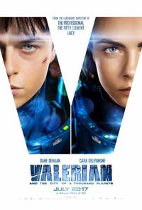 Plakat filma Valerian and the City of a Thousand Planets (2017).