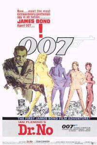 Plakát k filmu Dr. No (1962).