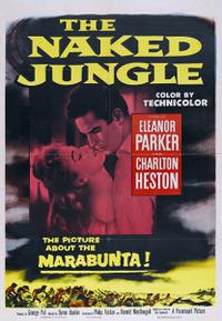 Poster for The Naked Jungle (1954).