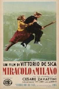 Poster for Miracolo a Milano (1951).