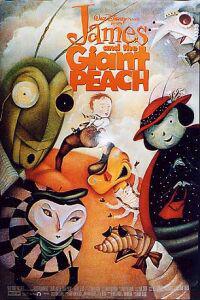 Cartaz para James and the Giant Peach (1996).