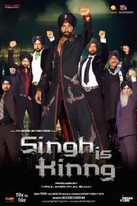 Plakat filma Singh Is Kinng (2008).