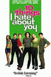Plakát k filmu 10 Things I Hate About You (1999).