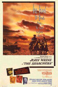 Poster for The Searchers (1956).