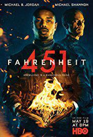 Cartaz para Fahrenheit 451 (2018).
