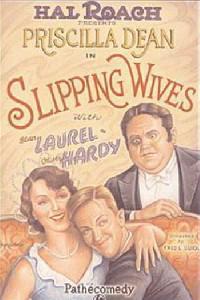 Poster for Slipping Wives (1927).