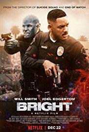 Plakát k filmu Bright (2017).