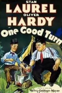 Plakát k filmu One Good Turn (1931).