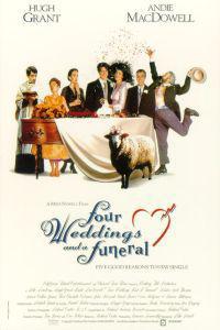 Poster for Four Weddings and a Funeral (1994).