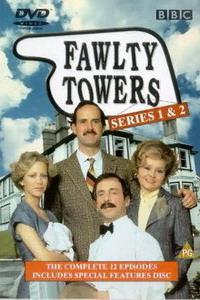Cartaz para Fawlty Towers (1975).