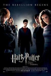 Plakát k filmu Harry Potter and the Order of the Phoenix (2007).