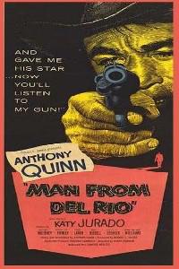 Poster for Man from Del Rio (1956).