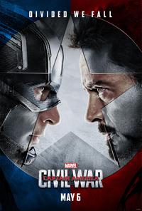 Обложка за Captain America: Civil War (2016).