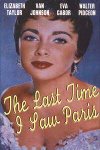 Last Time I Saw Paris, The (1954) Cover.