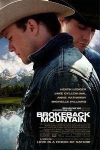 Cartaz para Brokeback Mountain (2005).