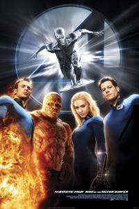Plakat 4: Rise of the Silver Surfer (2007).