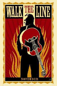 Poster for Walk the Line (2005).