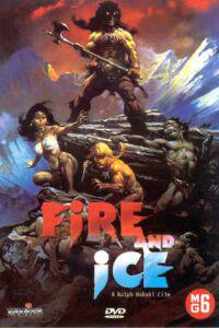 Poster for Fire and Ice (1983).