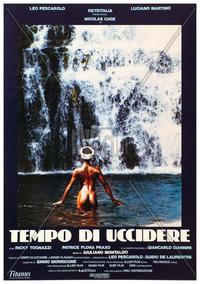 Poster for Tempo di uccidere (1989).