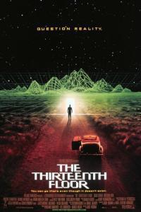 Plakat filma The Thirteenth Floor (1999).