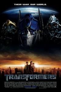 Plakát k filmu Transformers (2007).
