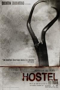 Plakát k filmu Hostel (2005).