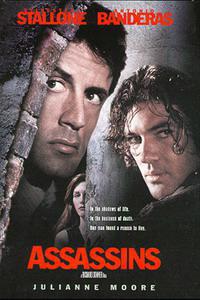 Cartaz para Assassins (1995).
