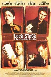 Poster for Lock, Stock and Two Smoking Barrels (1998).