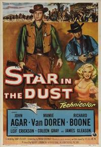 Plakát k filmu Star in the Dust (1956).
