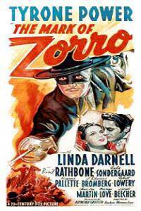 Poster for Mark of Zorro, The (1940).