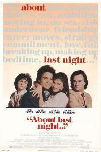Plakat filma About Last Night... (1986).