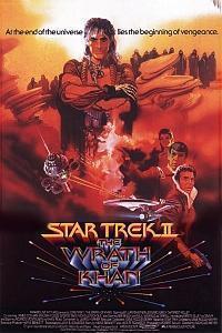 Plakat filma Star Trek: The Wrath of Khan (1982).
