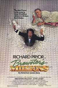 Cartaz para Brewster's Millions (1985).