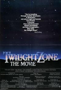 Cartaz para Twilight Zone: The Movie (1983).