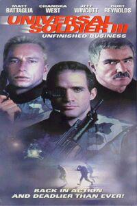 Plakát k filmu Universal Soldier III: Unfinished Business (1998).