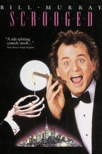 Poster for Scrooged (1988).