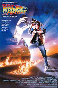 Plakát k filmu Back to the Future (1985).