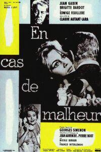 Plakat filma En cas de malheur (1958).